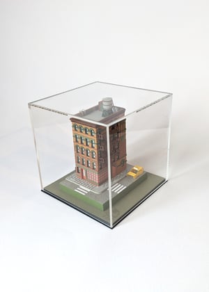 Image of Brownstone Paper Model