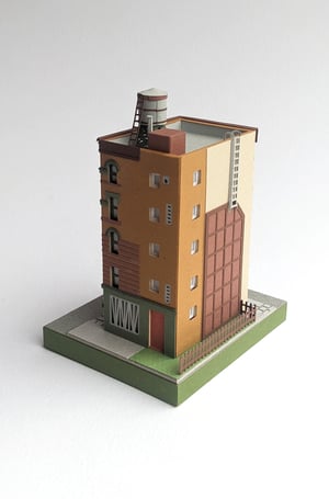 Image of Brownstone Paper Model