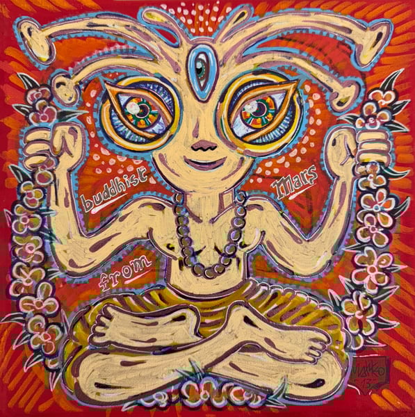 Image of Matteo Guarnaccia - Buddhist from Mars