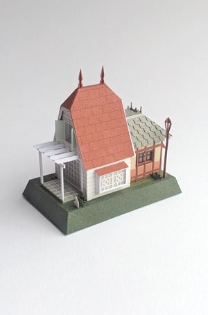 Image of Totoro House Paper Model