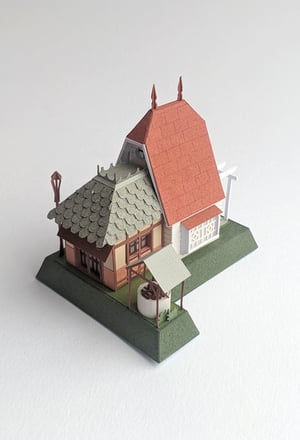 Image of Totoro House Paper Model