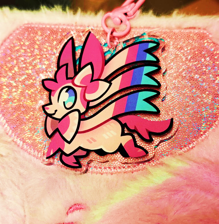 Image of SYLVEON ✨ 2.5'' Acrylic Keychain