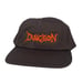 Image of DUNGEON 'RIP STRIP' LOGO CAP - UPS / BROWN / ORANGE 