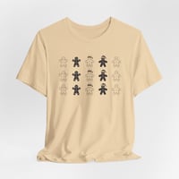 Image 1 of Christmas Gingerbread Man Short Sleeve T-shirt