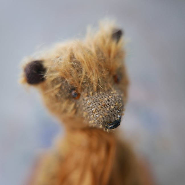 Sebastian, a mohair bear