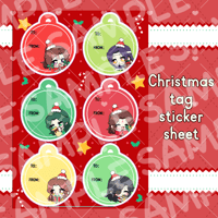 Image 1 of Christmas Tag Stickers -- 2024 