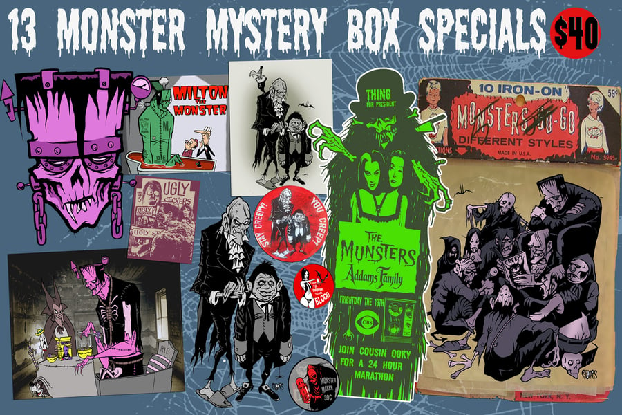 Image of not a MONSTER MYSTERY KID THEMED PAC - only 4 LEFT