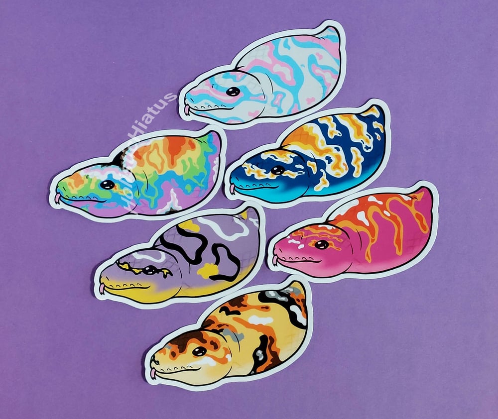 Image of Pride Tsuchinoko Stickers