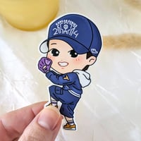 First Pitch Hobi Vinyl Sticker