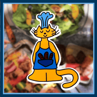 Image 1 of Chef Cat Vinyl Sticker