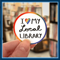Image 1 of I Love My Local Library Vinyl Sticker