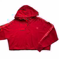 Image 3 of Hoodie Crop Oversize Adidas Original - Open your eyes 