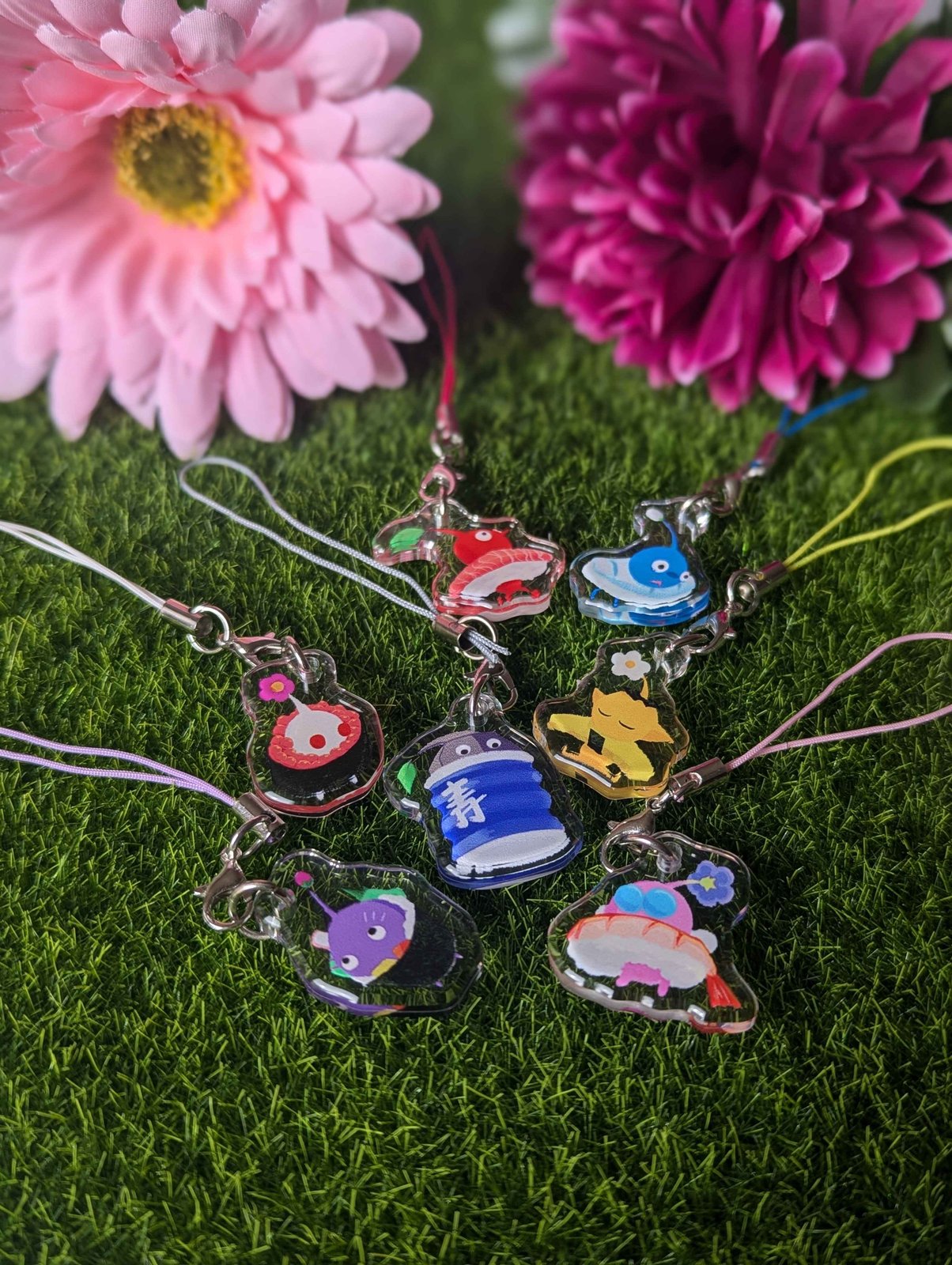 Pikmin Phone Charms | tsaiberpunk