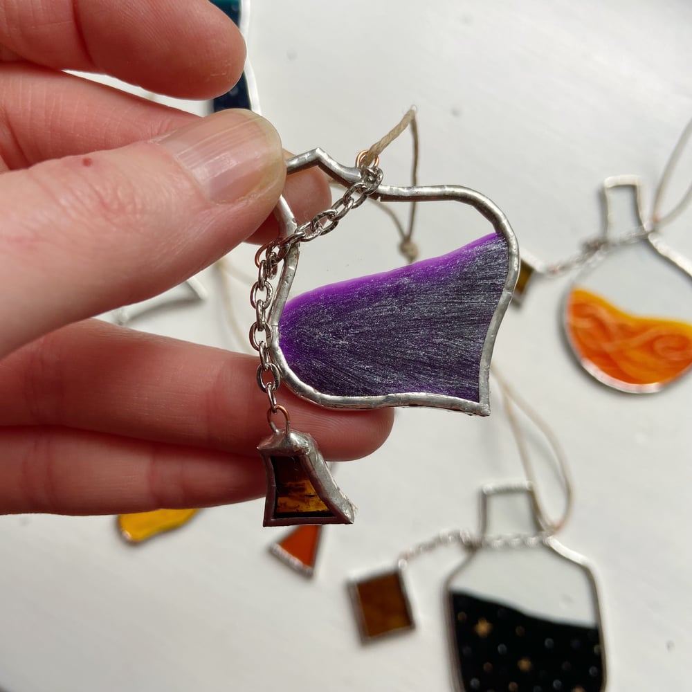 Image of Potion Bottle Suncatchers 