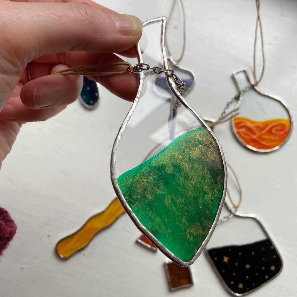 Image of Potion Bottle Suncatchers 