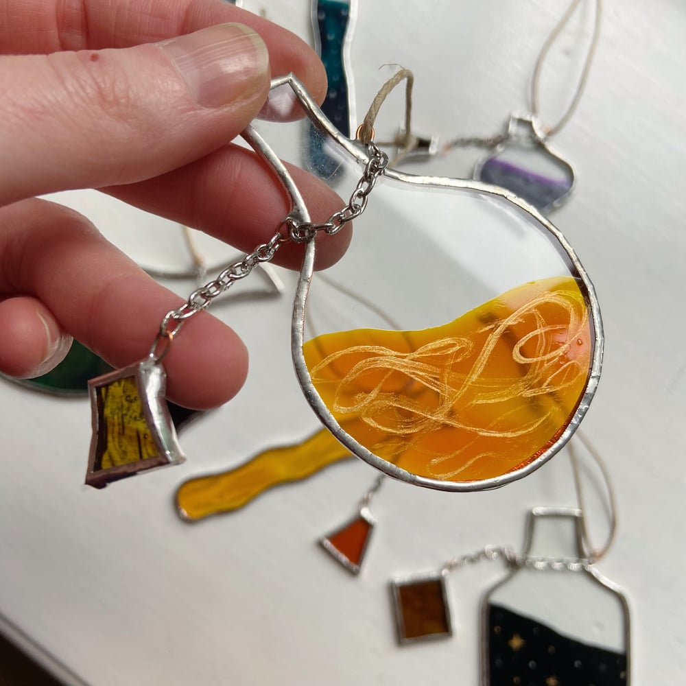 Image of Potion Bottle Suncatchers 