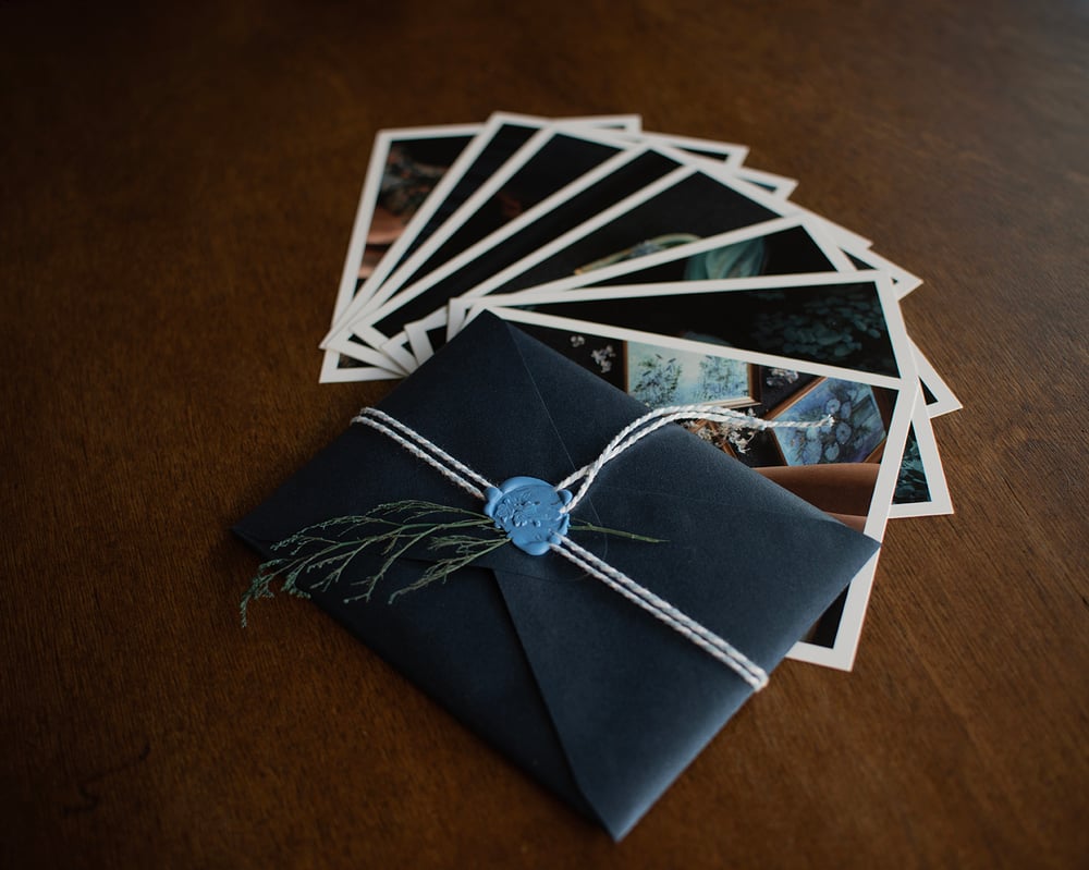 Image of Blue Postcard Set