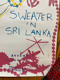 Image 3 of Jolly Tambourine Man Original screened poster Apple Strudel Man / Sweater in Sri Lanka