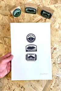 Image 3 of Y Fenni 3 Peaks print