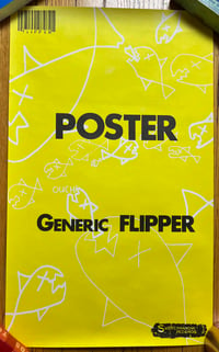 Image 1 of Flipper Generic Poster, original unfolded, 1982