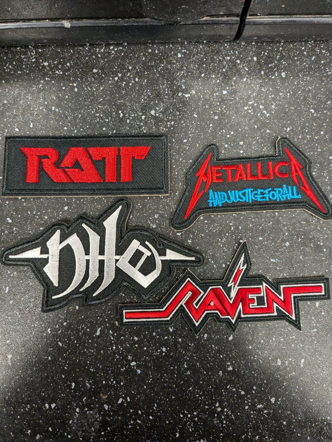 Iron on, embroidered patches - pick one or many