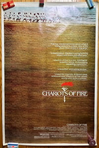 Image 1 of Chariots of Fire Huge bus shelter display movie poster