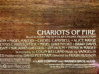 Image 7 of Chariots of Fire Huge bus shelter display movie poster