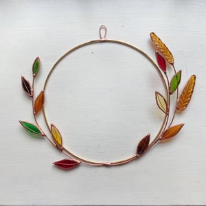 Image of Autumn Leaves Wreath no.2