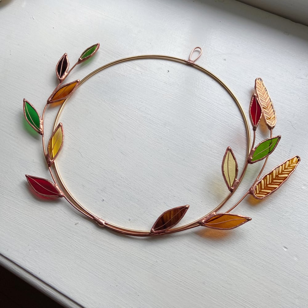 Image of Autumn Leaves Wreath no.2
