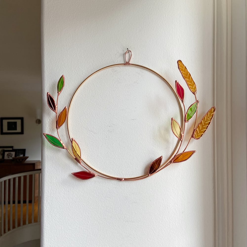 Image of Autumn Leaves Wreath no.2