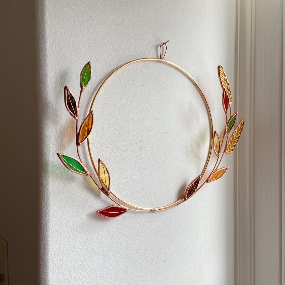 Image of Autumn Leaves Wreath no.2