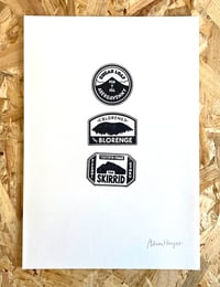 Image 1 of Y Fenni 3 Peaks print