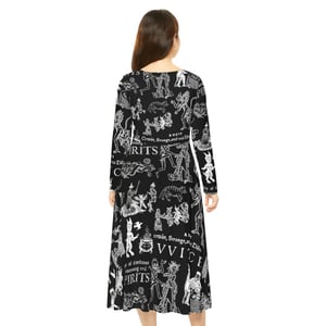 Image of Welcome to the Sabbat | Long Sleeve Midi Dress