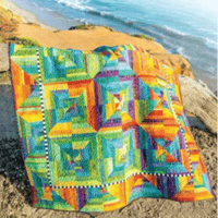 Image 4 of SURF SQUIRT  2.5" Strips 40pc/pk by Island Batik
