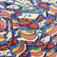 Falling Sandwich - Sticker