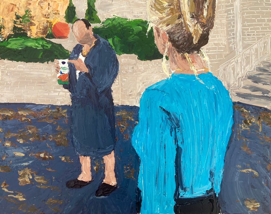 Image of Some pulp original on canvas 
