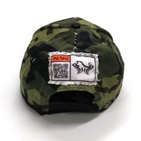 Image 3 of Camo Black Brim 1 - Battle Hat