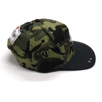 Image 4 of Camo Black Brim 1 - Battle Hat