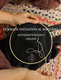 Image 1 of curso de iniciación al bordado ✺  autogestionado y online 