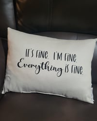 Image 3 of Canvas Throw Pillow