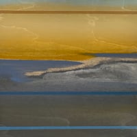 Violet Gray Days III by Rebecca Bennett - Original Painting