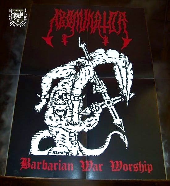 ABOMINATOR - Barbarian War Worship 12" DOUBLE LP w/ poster