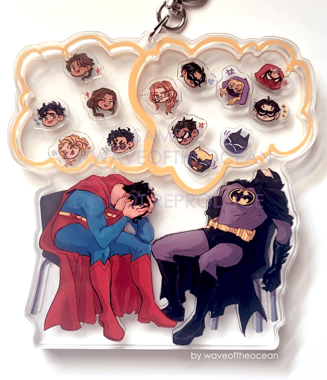 Superbat Tired Dads Shaker Charm