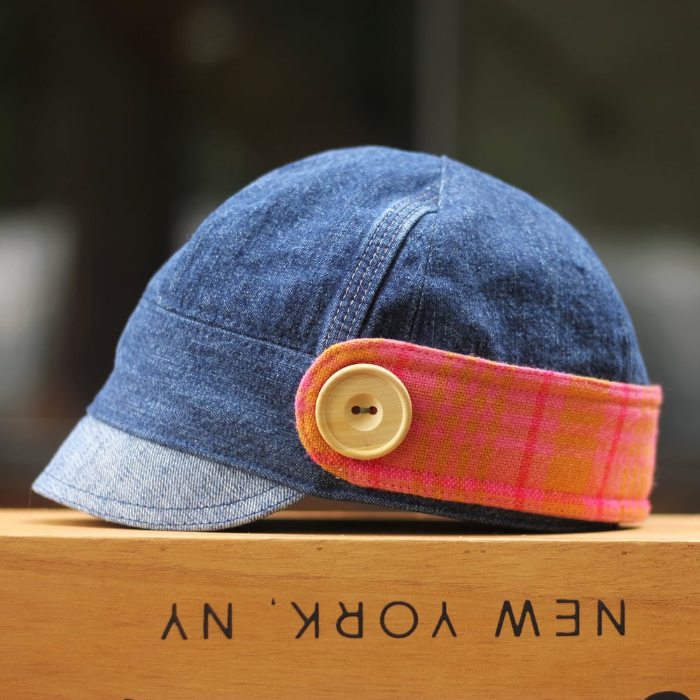 Image of    Double Denim - x -  OTTO JONES cap // The Eco Cap repurposed from Jeans