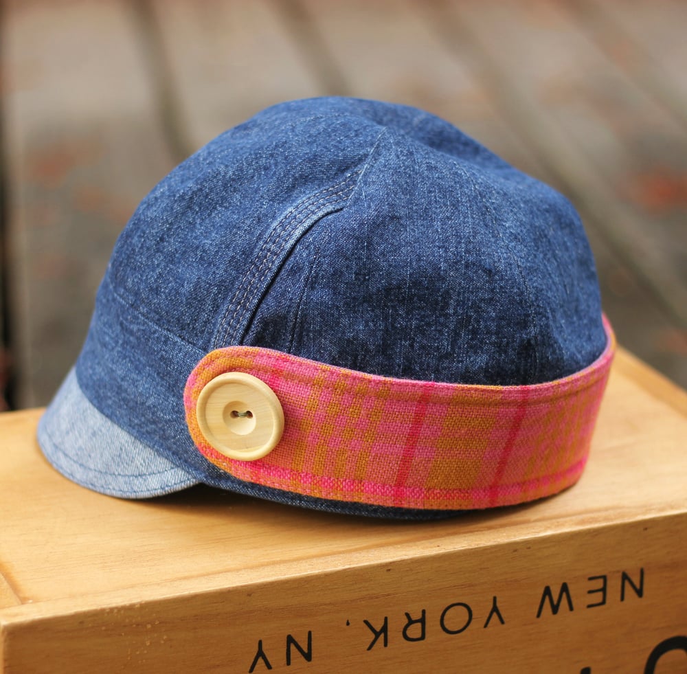Image of    Double Denim - x -  OTTO JONES cap // The Eco Cap repurposed from Jeans