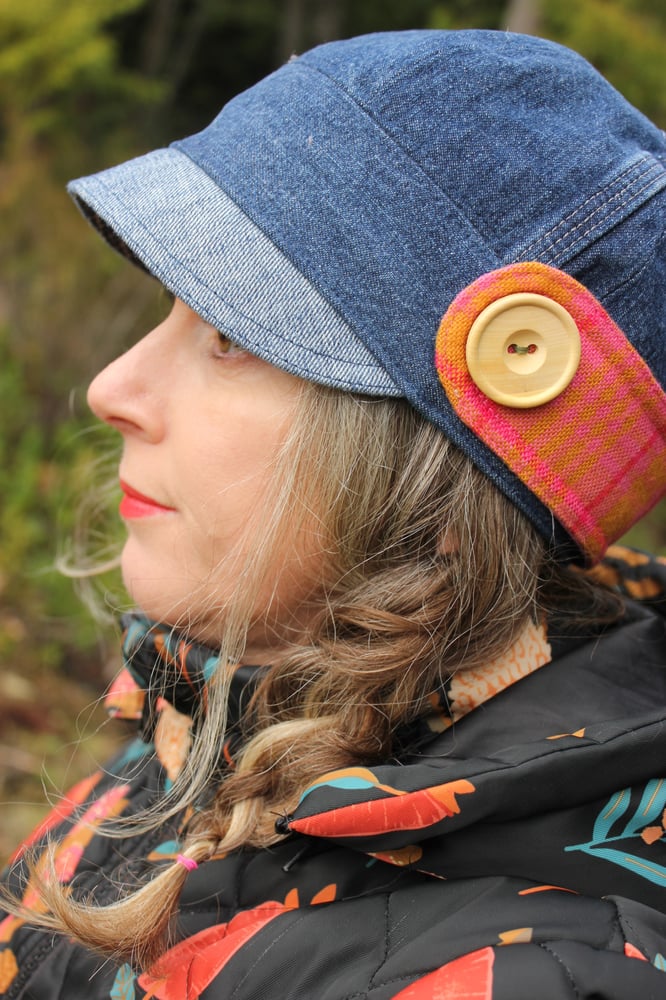 Image of    Double Denim - x -  OTTO JONES cap // The Eco Cap repurposed from Jeans
