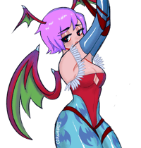 Image 1 of lilith aensland sticker 