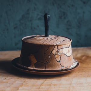 Image of Lester Amanyn Natur - "Natural Butter Dish" 