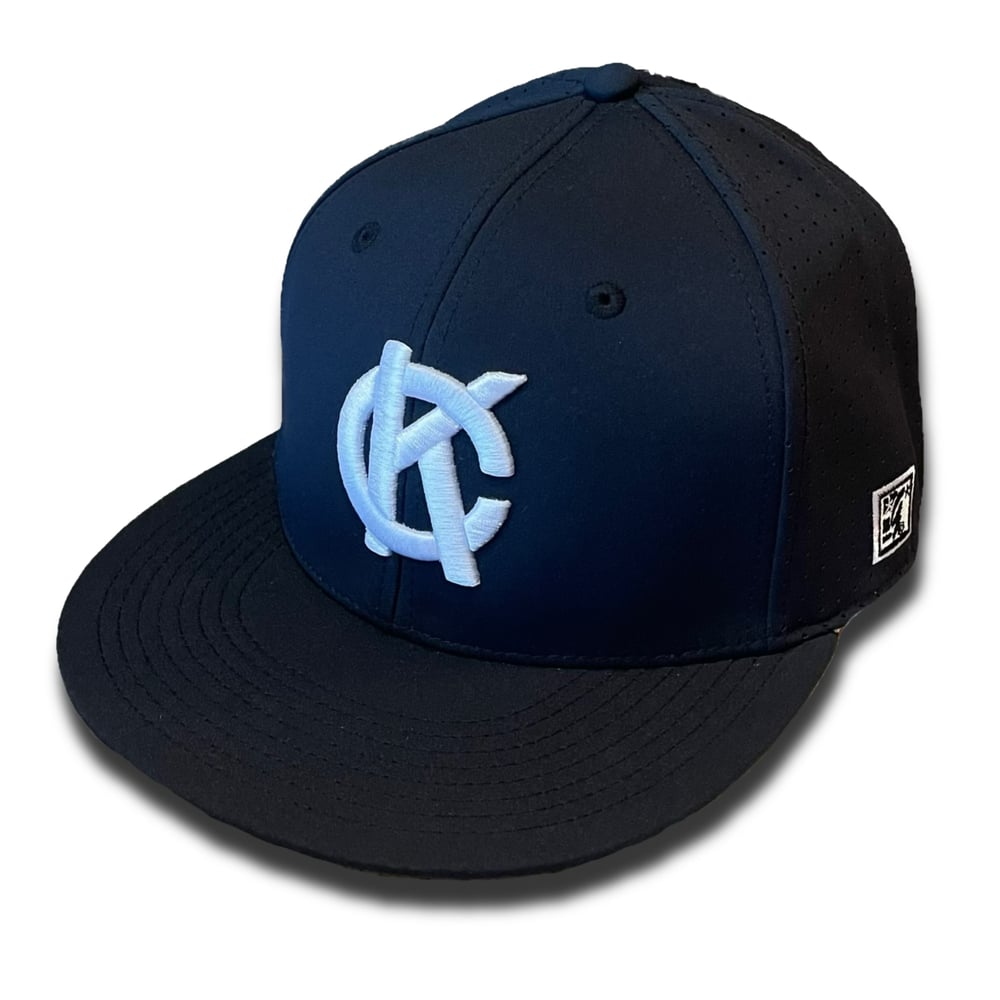 Image of KC Mongram Fitted Hat | Black