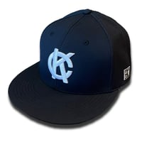 Image 1 of KC Mongram Fitted Hat | Black